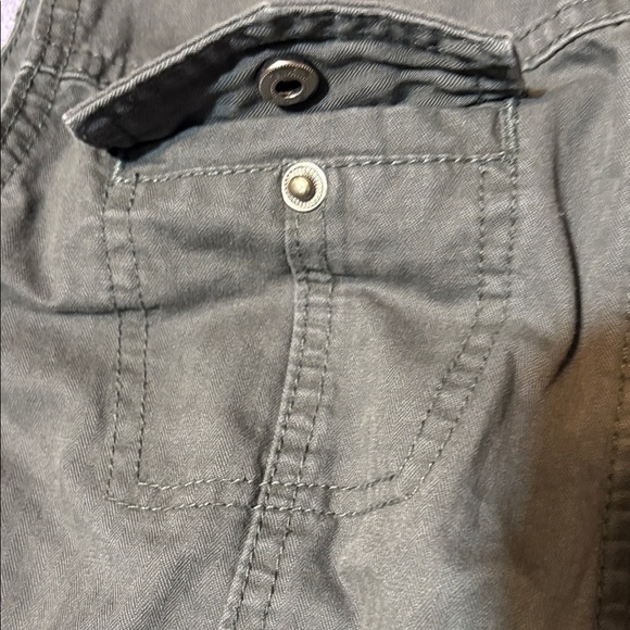 A New Day Olive Green Sleeveless Cargo Utility Zippered Vest Size M - Picture 10 of 11